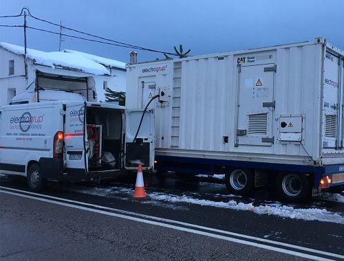 Electrogrup en el Temporal de Nieve de Castellón